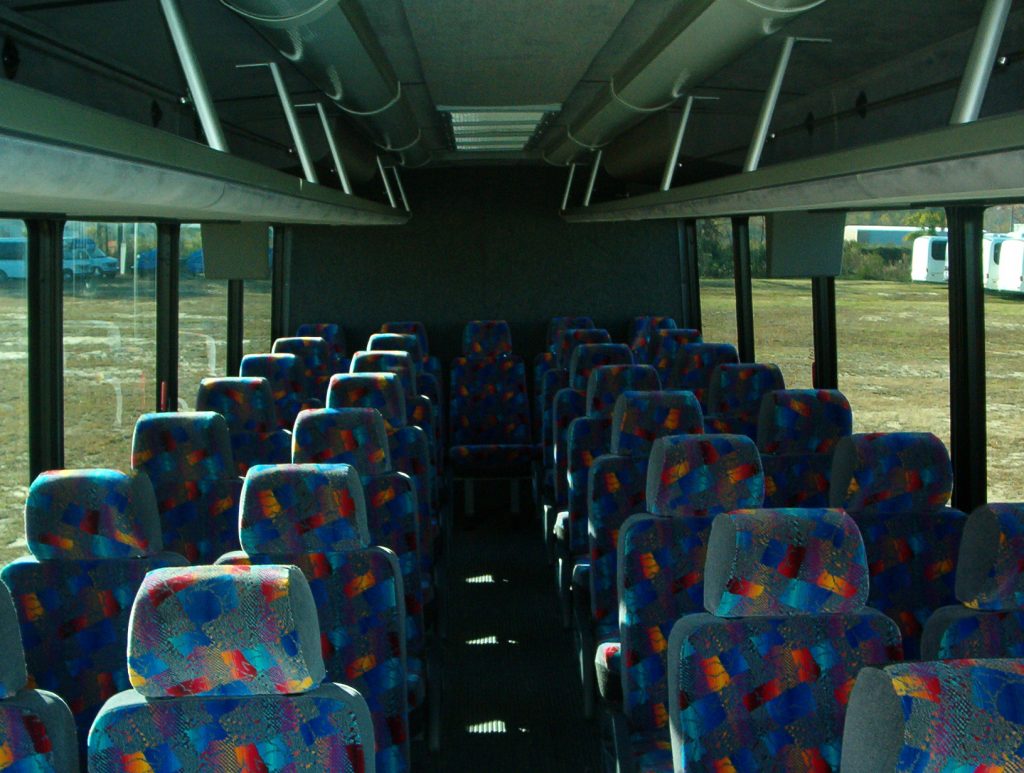 Interior Of 31 Passenger Bus